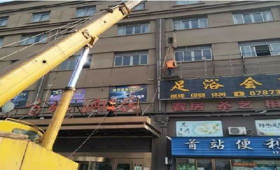 商洛安装较高的门店招牌有什么好的方法？